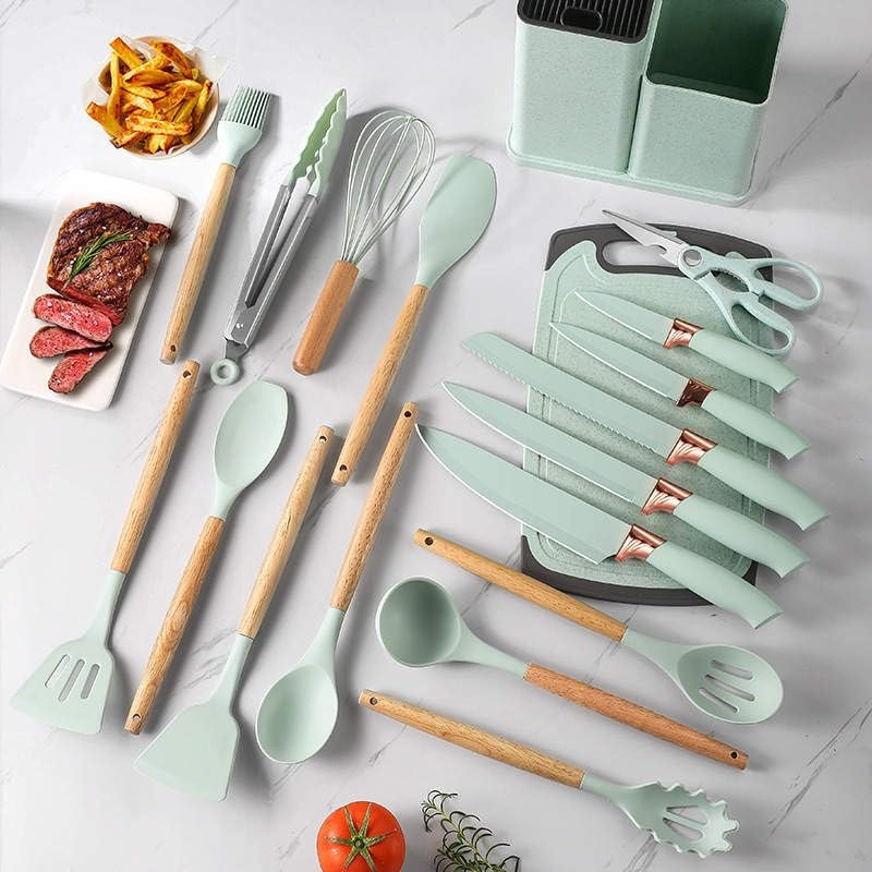 Ensemble de 20 pcs ustensiles de cuisine silicone