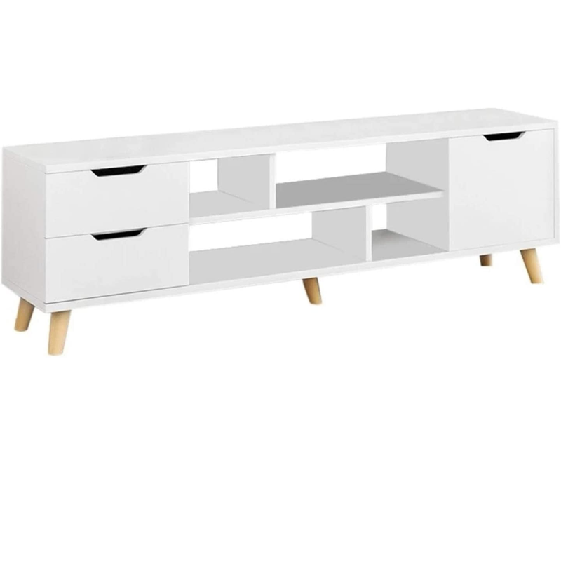 Meuble TV moderne 140 cm – Élégance et rangement intelligent