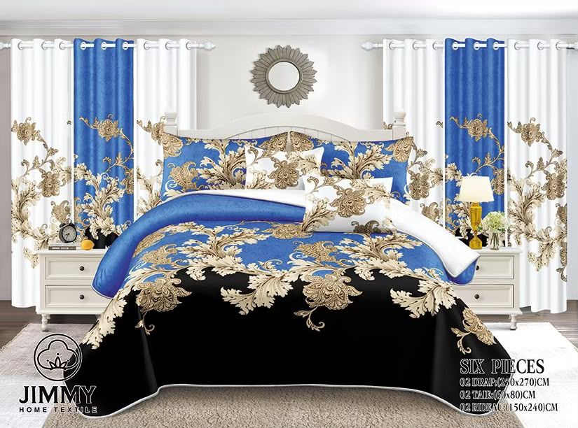 Ensemble draps et rideaux