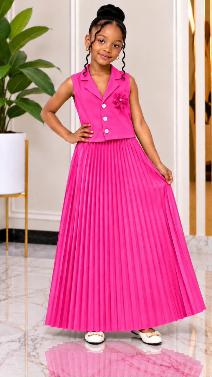 Ensemble chic et élégant pour petite fille