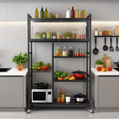 Etagère de Rangement cuisine Multifonction très pratique avec chariot