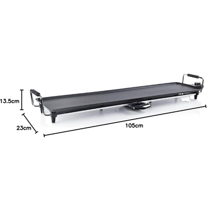 PLANCHA ÉLECTRIQUE PREMIUM 90CM – CUISSON SAINE & RAPIDE