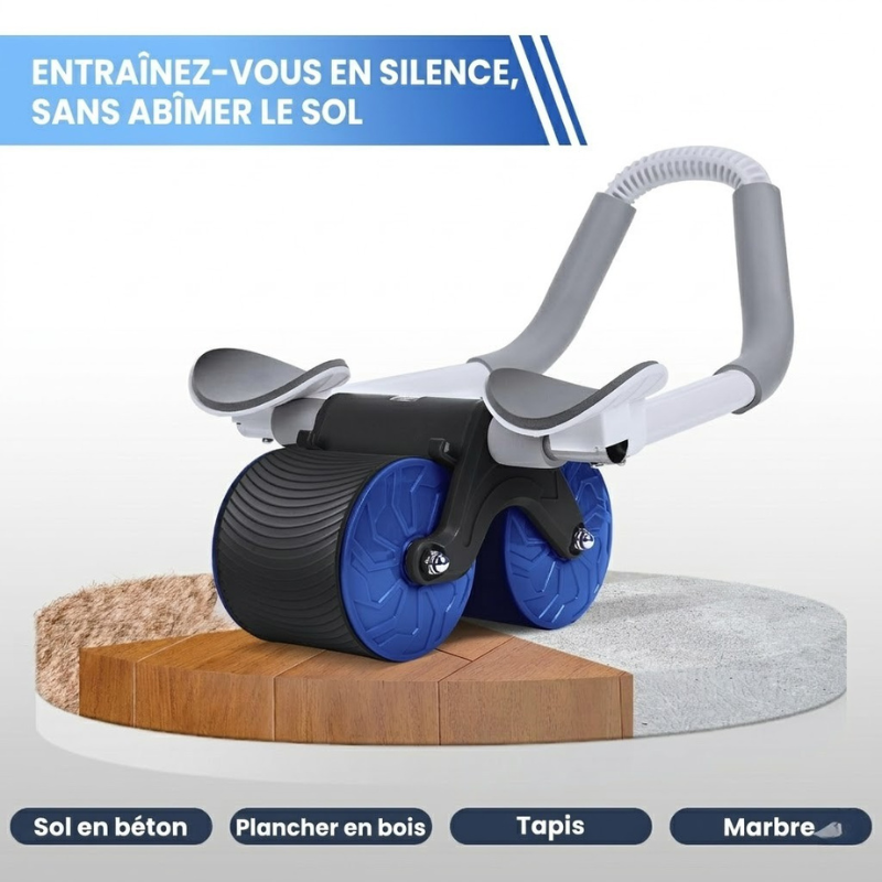 Roue abdominale multifonctionnelle à rebond automatique