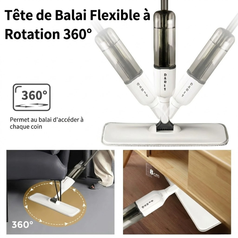Balai vaporisateur