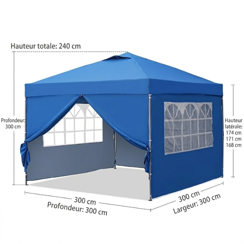Tente Pliable 3x3m