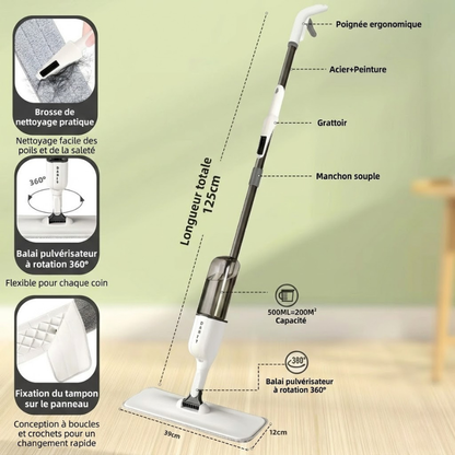 Balai vaporisateur