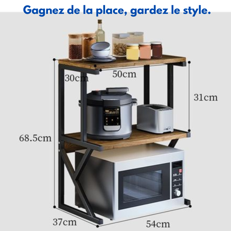 L'ÉTAGÈRE 3 Niveaux