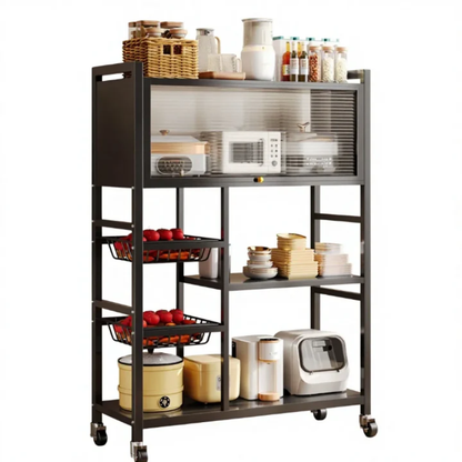 Etagère de Rangement cuisine Multifonction très pratique avec chariot