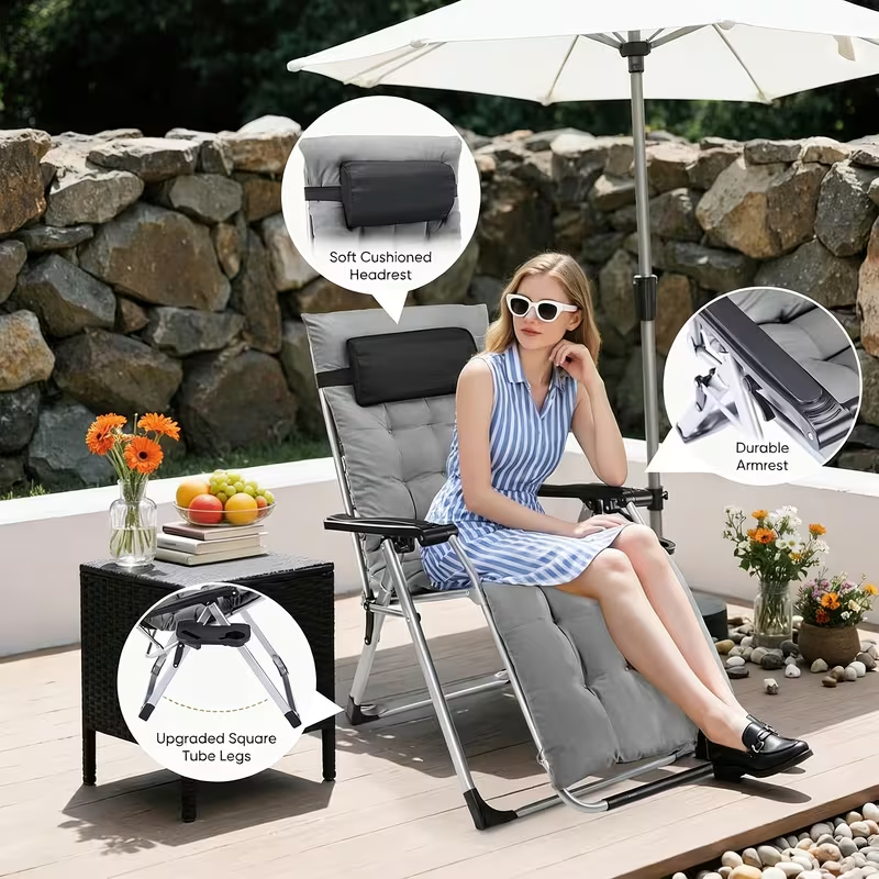 Chaise Confort Total Pliable