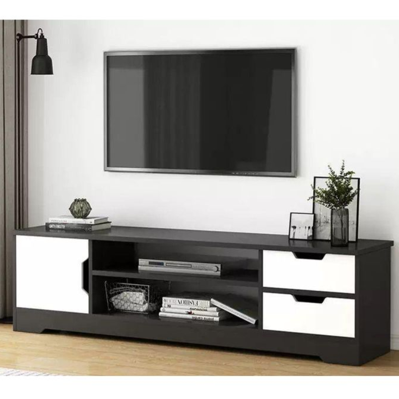 Meuble TV moderne 140 cm – Élégance et rangement intelligent
