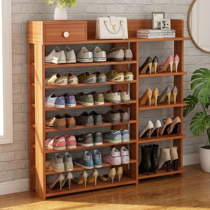 Étagère à chaussures en bois de luxe