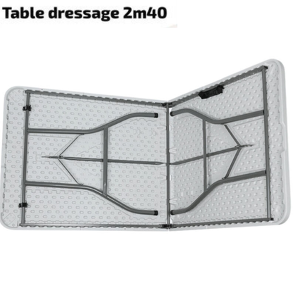TABLE PLIABLE 2,40M ULTRA SOLIDE