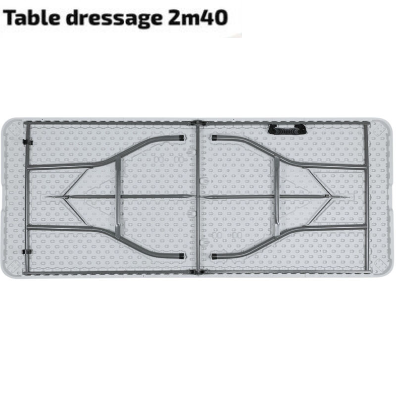 TABLE PLIABLE 2,40M ULTRA SOLIDE