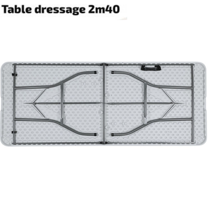 TABLE PLIABLE 2,40M ULTRA SOLIDE