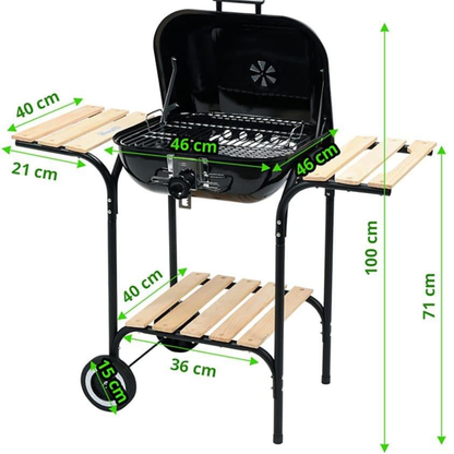 Barbecue Familial en Fonte – Parfait pour Extérieur