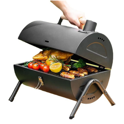Barbecue Portable 2-en-1 – Double Surface & Pliable 🔥