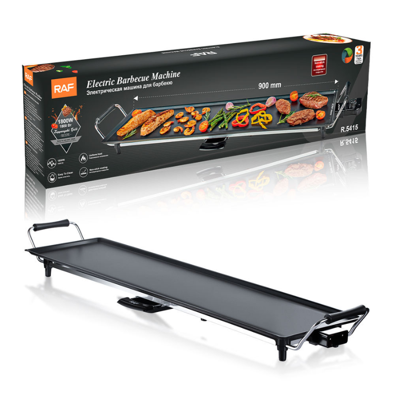 PLANCHA ÉLECTRIQUE PREMIUM 90CM – CUISSON SAINE & RAPIDE