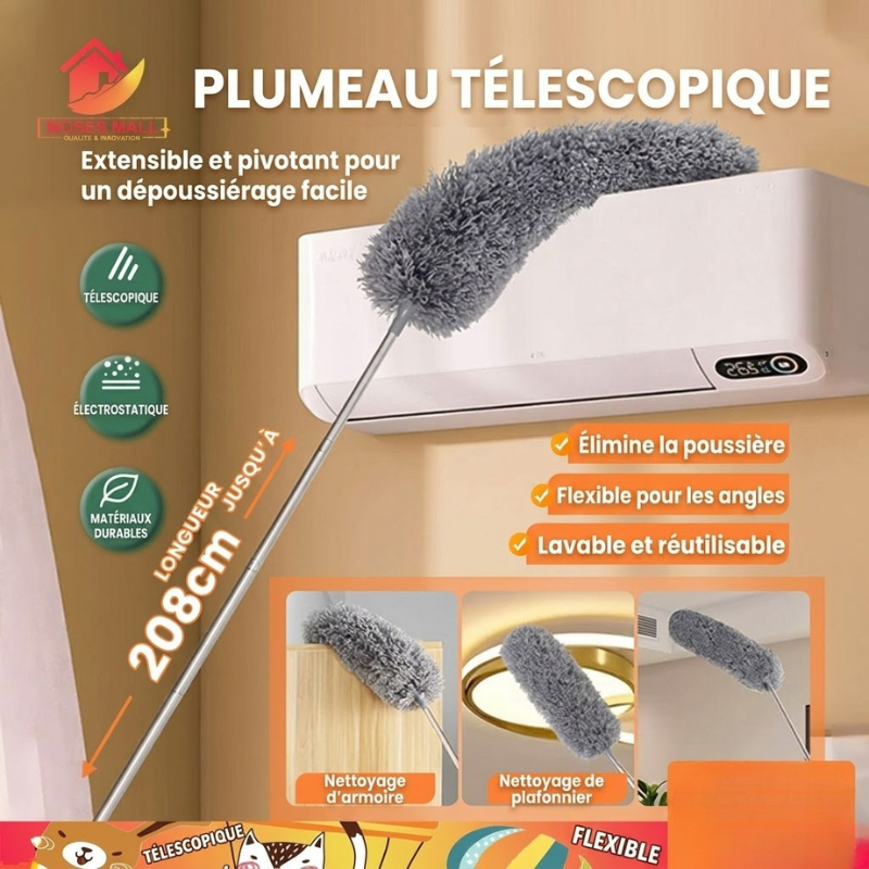 Balai Dépoussiérant Extensible 280 cm