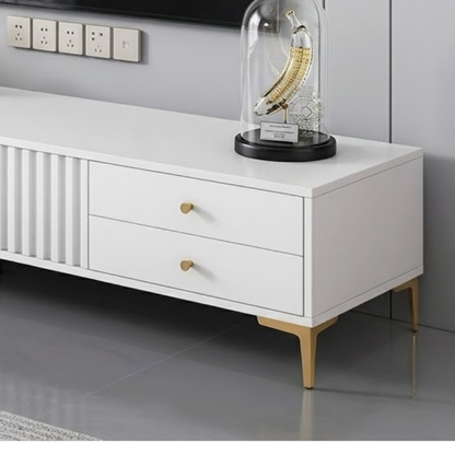 Meuble TV moderne en bois – 140×30×40 cm |– Élégance et rangement intelligent