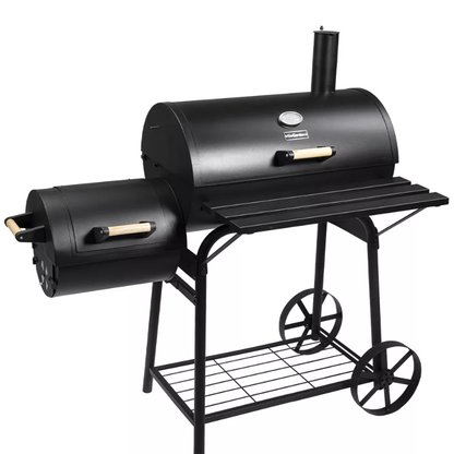 Barbecue à Charbon en Fonte – Résistant & Grande Capacité 🔥