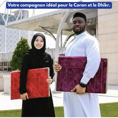 Tapis de prière avec  avec dossier