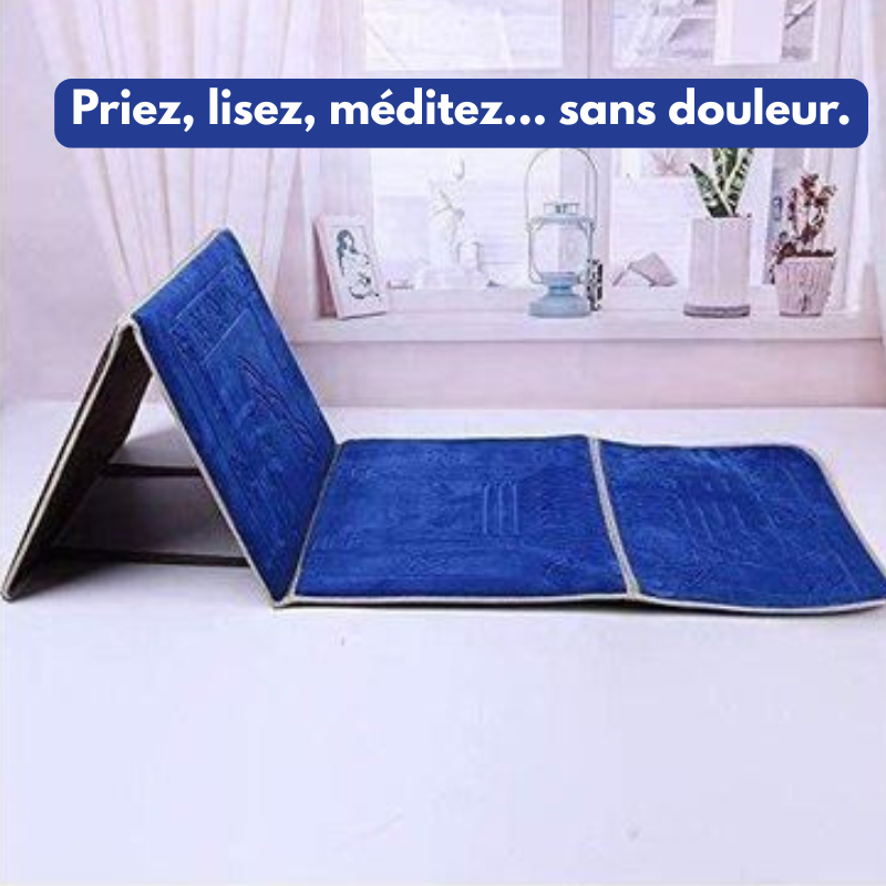 Tapis de prière avec  avec dossier