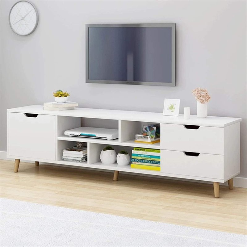 Meuble TV moderne 140 cm – Élégance et rangement intelligent