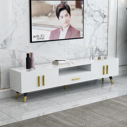 Meuble TV moderne en bois – 160×30×40 cm |– Élégance et rangement intelligent