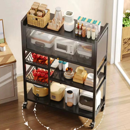 Etagère de Rangement cuisine Multifonction très pratique avec chariot