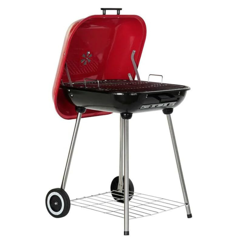 Barbecue à Charbon avec Couvercle & Grande Surface 🔥