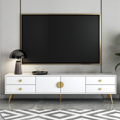 Meuble TV moderne en bois – 160×30×40 cm |– Élégance et rangement intelligent