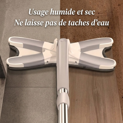 Serpillère plat en forme de X