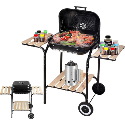 Barbecue Familial en Fonte – Parfait pour Extérieur
