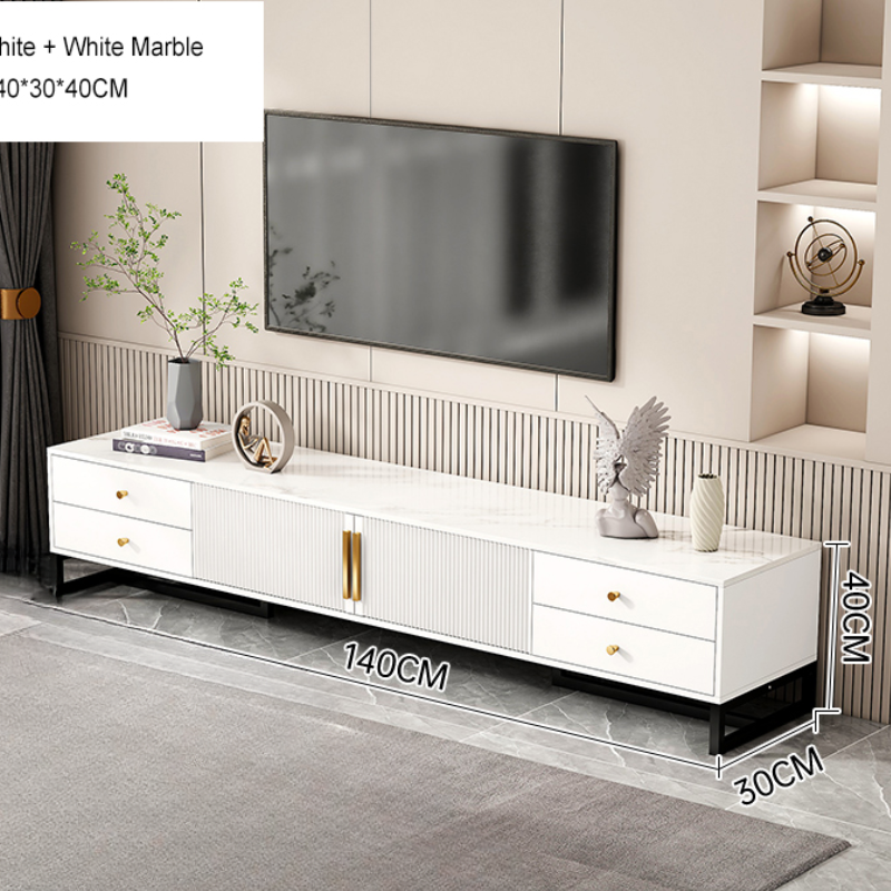 Meuble TV moderne en bois – 140×30×40 cm |– Élégance et rangement intelligent