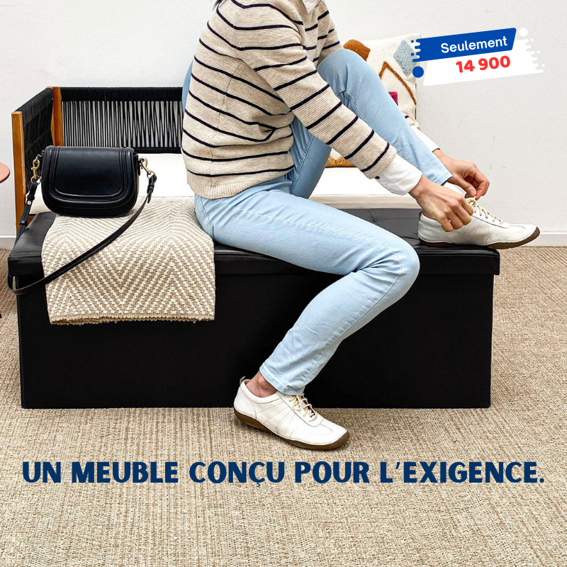 Pouf de Rangement – Charge 300KG