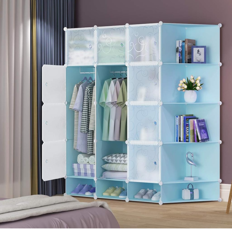 Armoire 3 Battants + Coin Déco