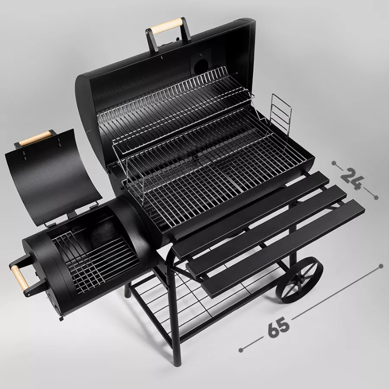 Barbecue à Charbon en Fonte – Résistant & Grande Capacité 🔥