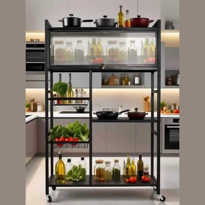 Etagère de Rangement cuisine Multifonction très pratique avec chariot