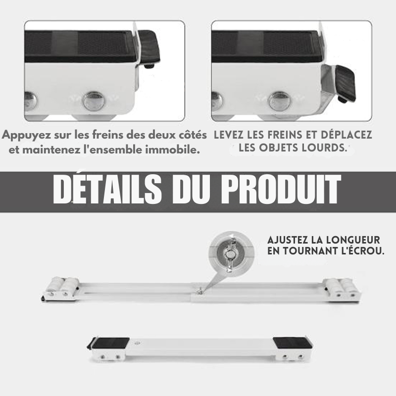Support Universel à 4 Roues