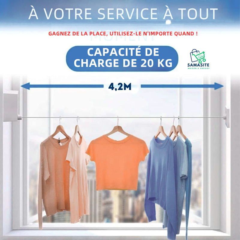 Corde à linge magique 4.2m