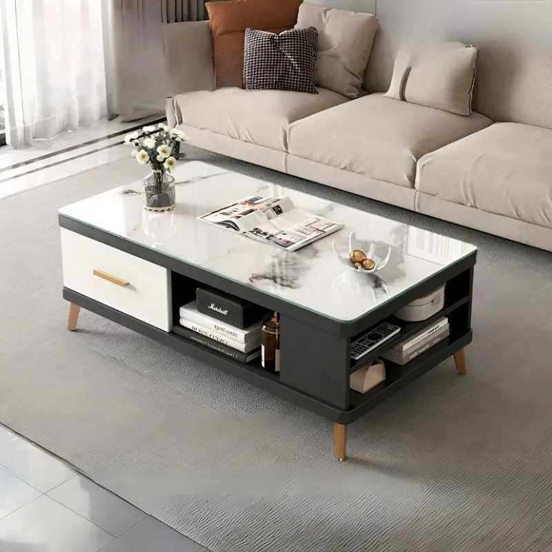 Ensemble Meuble TV + Table Basse Moderne – Design Élégant & Complet