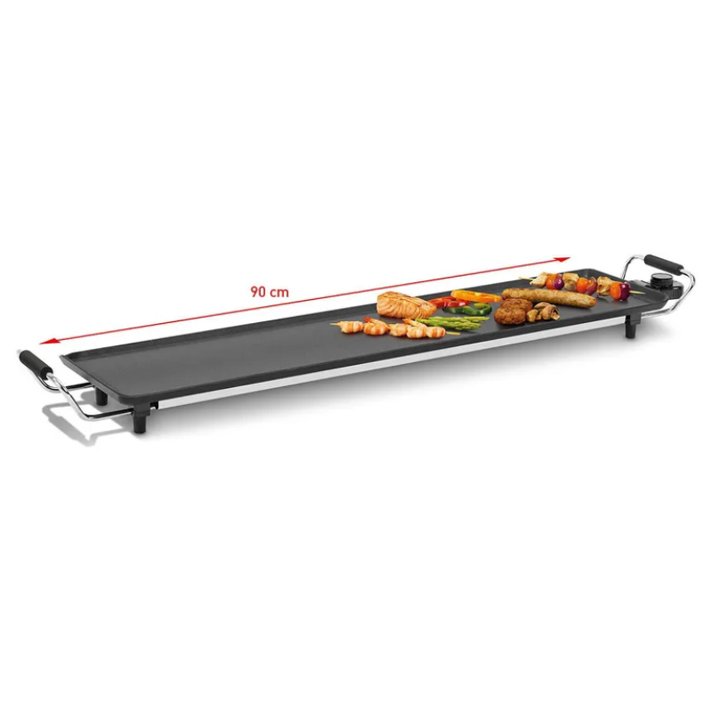 PLANCHA ÉLECTRIQUE PREMIUM 90CM – CUISSON SAINE & RAPIDE