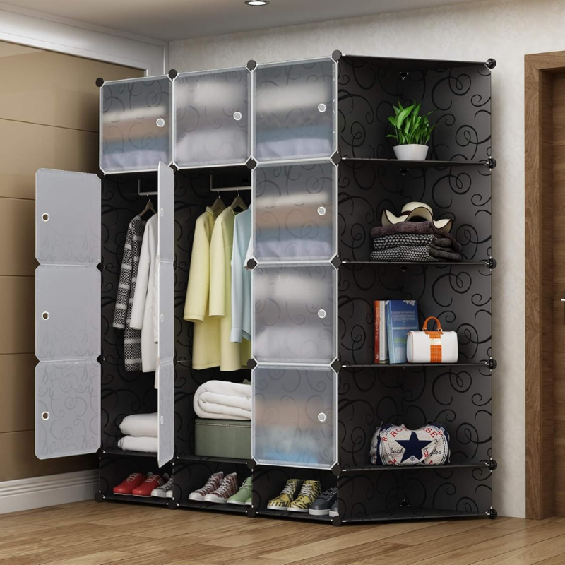 Armoire 3 Battants + Coin Déco