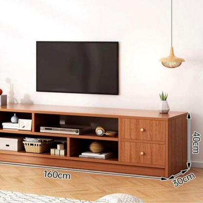 Meuble TV moderne en bois – 160×30×40 cm |Élégance et rangement intelligent