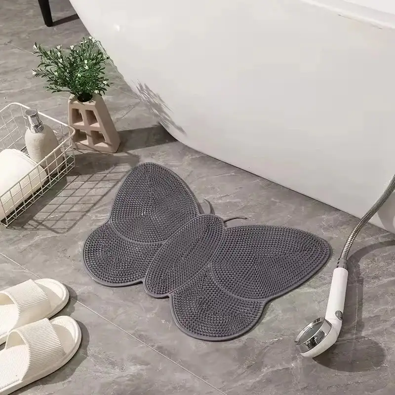 Tapis de Bain Papillon imperméable, antidérapan