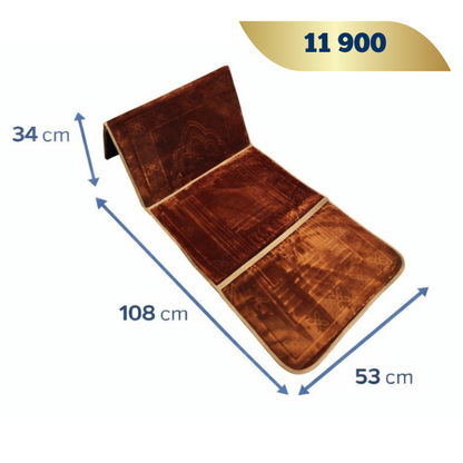 Tapis de prière avec  avec dossier