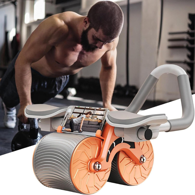 Roue abdominale multifonctionnelle à rebond automatique