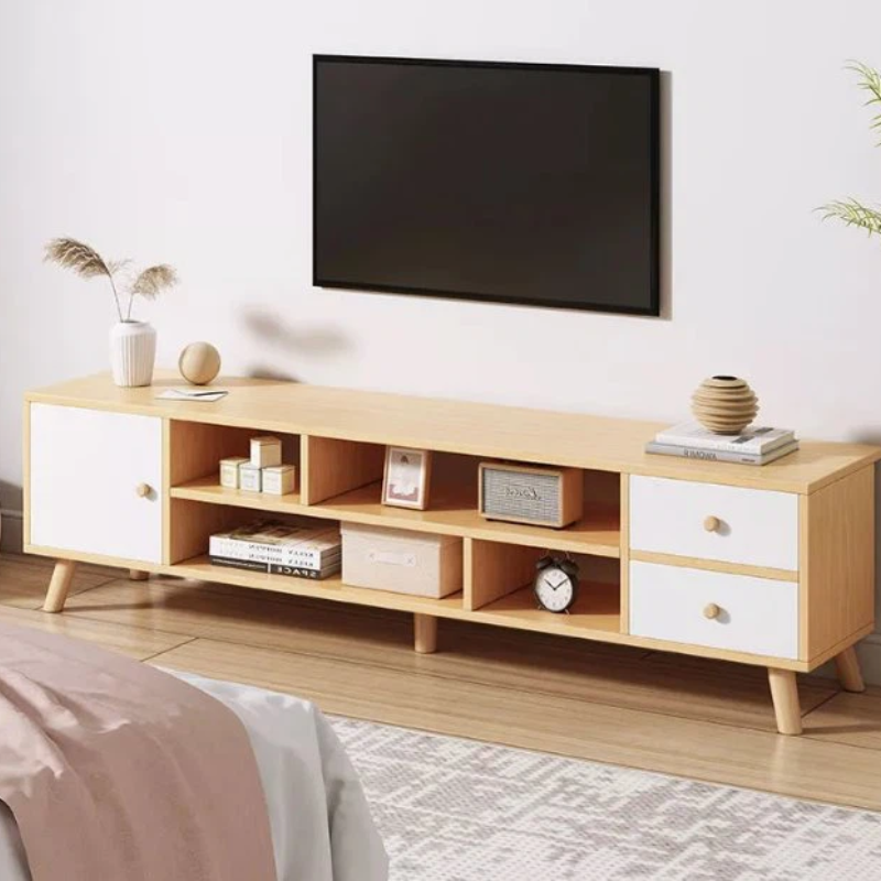 Meuble TV moderne 140 cm – Élégance et rangement intelligent