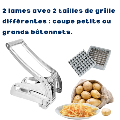 Coupe-Légumes Manuel Pro en Acier Inoxydable