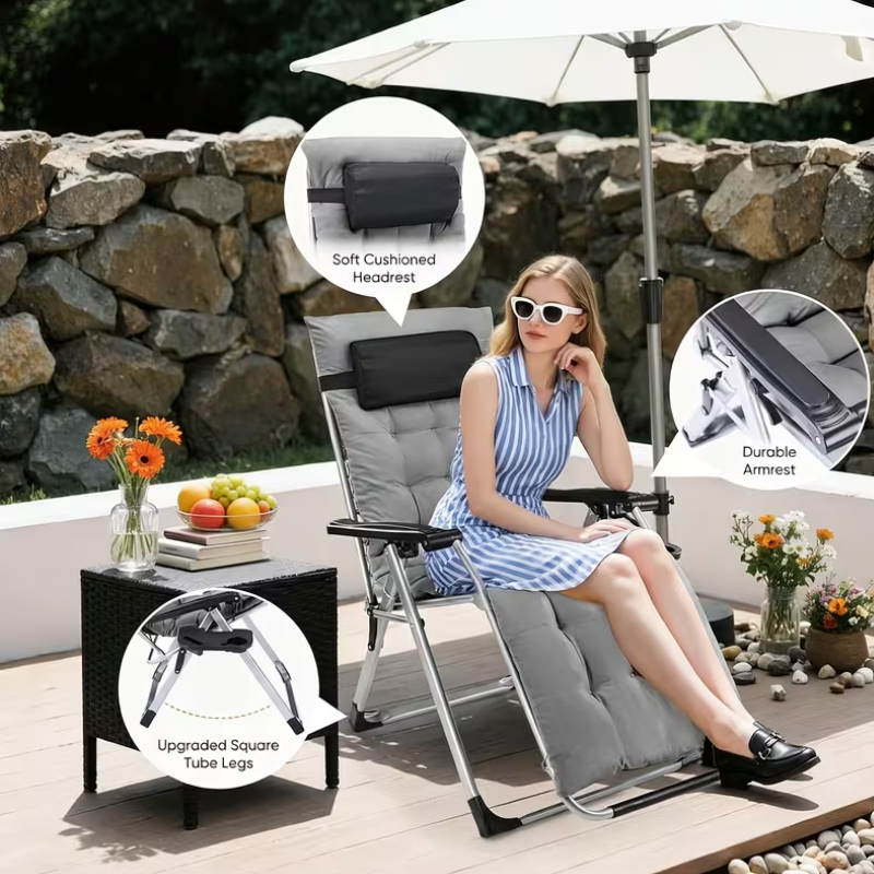 Chaise Confort Total Pliable